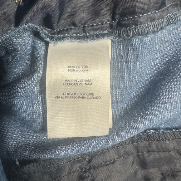 Peace & Pearls 100% Cotton Shorts Size 10 - Picture 3 of 4